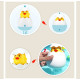 Детска забавна играчка за вана жълто пате в яйце WJ20 5