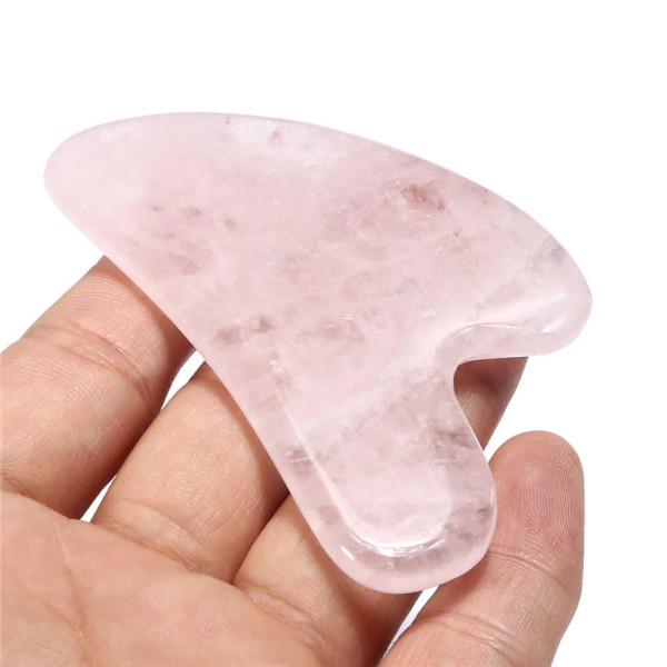Розов нефритен камък скрепер за лице във формата на сърце за лице TV612 2