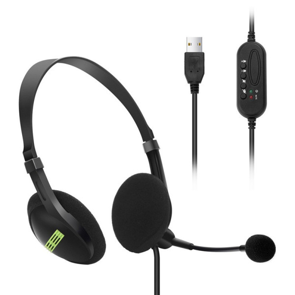 USB слушалки с микрофон подходящи за офис разговори - OH-106 - EP2
