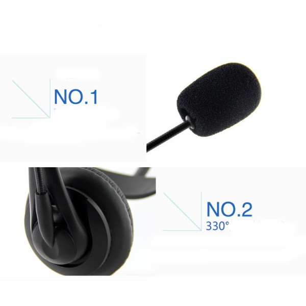 Онлайн USB  слушалки за обучение с микрофон  Contech HT101U - EP3