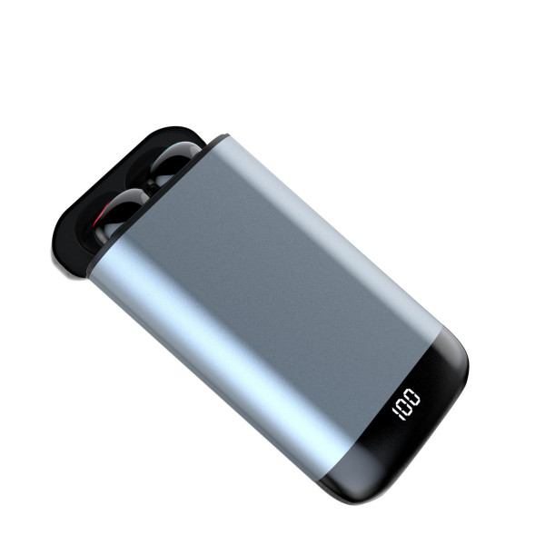 Безжични Bluetooth слушалки с метална кутия за зареждане  Q66 TWS EP7