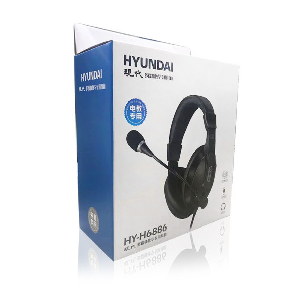 Компютърни слушалки с микрофон подходящи за игри Hyundai HY-6886 - EP10