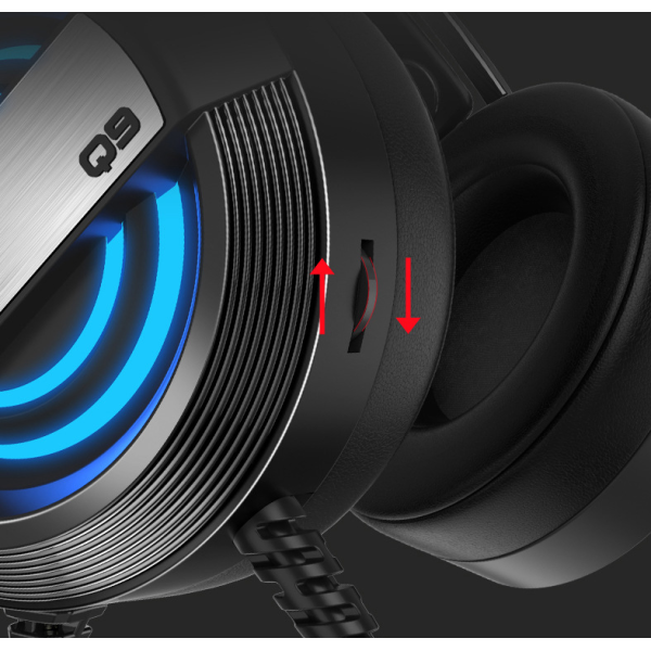 USB слушалки за игри с 4D стерео звук MC Q9 - EP12 13