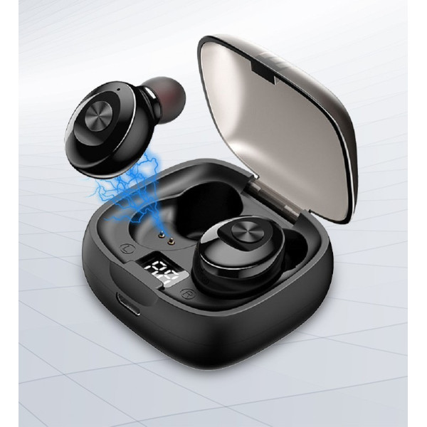 Спортни безжични мини bluetooth слушалки 5.0 XG8 TWS с цифров дисплей - EP72BB