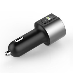 Компактен Bluetooth трансмитер за автомобил с 2 USB порта HF20 2