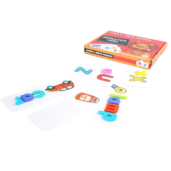 Дървена образователна игра за най-малките на английски език WJ4 7
