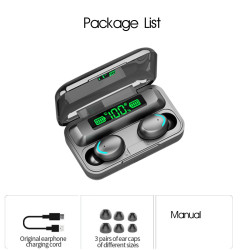 Безжични слушалки със зареждаща кутия с LED дисплей YW-А13 - EP13 11