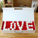 Голяма подаръчна кутия с вечни 520 рози - LOVE BUKET R±W 3