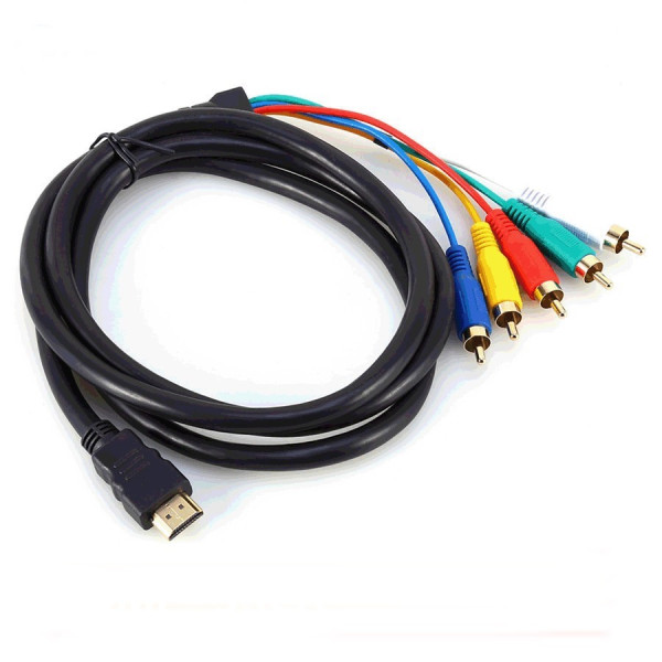 Високоскоростен HDMI кабел от ново поколение с 5 конектора  4 х1080p CA30 1