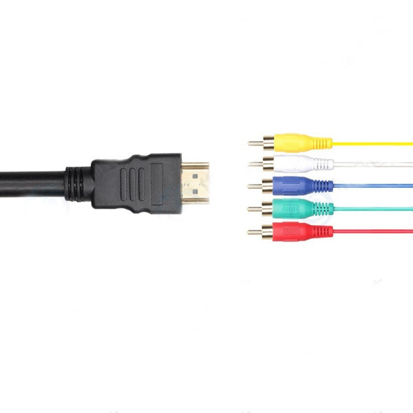 Високоскоростен HDMI кабел от ново поколение с 5 конектора  4 х1080p CA30 3