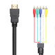 Високоскоростен HDMI кабел от ново поколение с 5 конектора  4 х1080p CA30 4