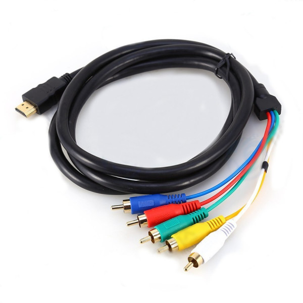 Високоскоростен HDMI кабел от ново поколение с 5 конектора  4 х1080p CA30 6