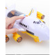Комплект играчка самолет с писта за колички + 8 колички - WJ6 11