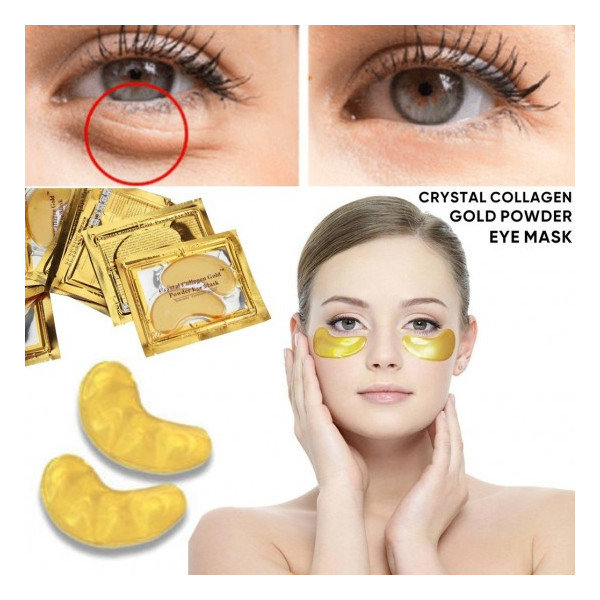 Златни колагенови пластири за околоочната зона за уморени очи - HZS237
