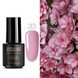 Дълготраен гел лак за нокти ROSALIND - ZJY107 33