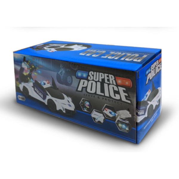 Електрическа спортна полицейска кола със звукови и светлинни ефекти - TOYCAR28