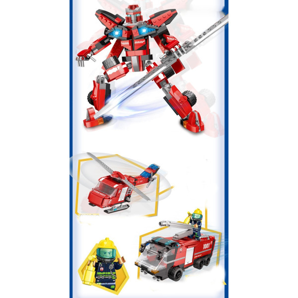 Детска играчка робот трансформарс - wj8 4