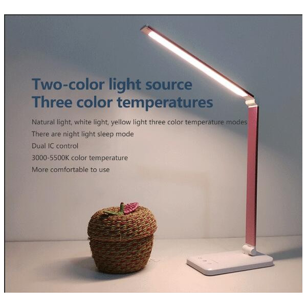 Настолна лампа с насочваща се LED светлина в 5 различни цвята 7