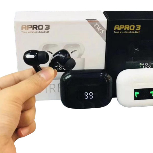 Безжични слушалки със зареждащ се кейс с LED светлини APRO3 - EP23