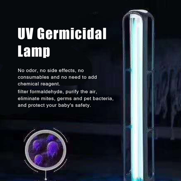 Преносима UV лампа за дезинфекция на помещения с мощност 38W - CY-38C