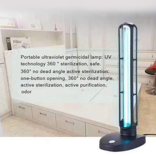 Преносима UV лампа за дезинфекция на помещения с мощност 38W - CY-38C