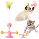 Забавна и възпитателна въртяща се играчка за котки TV752 2
