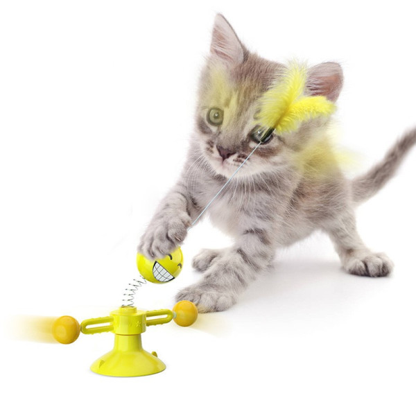 Забавна и възпитателна въртяща се играчка за котки TV752 6