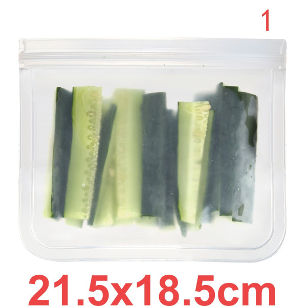 Полупрозрачни матирани торбички за съхранение на храна в хладилник TV749 9