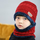 Детска плетена топла шапка и шал яка в различни цветове DM3(CHILDREN) 4