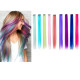 Цветни синтетични кичури коса за удължаване с клипс, дължина 20 инча - F13 4 — 4sales