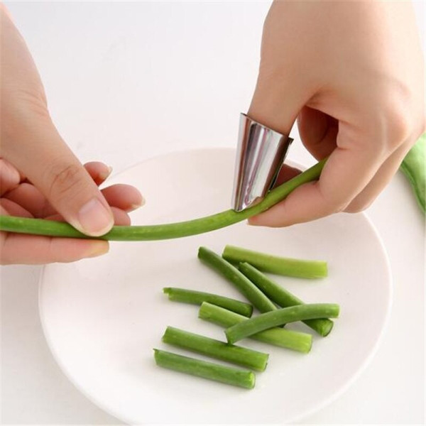 Стоманени протектори за пръсти за рязане на зеленчуци и белене на ядки TV775