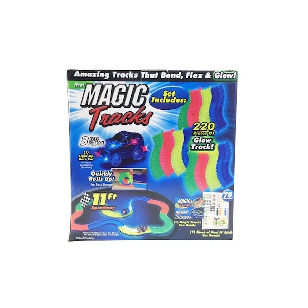 Magic Tracks Детска светеща писта 220 части WJ31