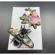 Брошки с нежен дизайн с форма на цвете и муха  Е05-4 3