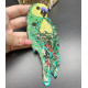 Брошка с форма на папагал и декорирани мъниста - Е05-8 4