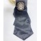 Текстилна черна панделка с брошка от камъни - Е09-2 2