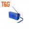 Колонка с Bluetooth, Power Bank и соларно зареждане  - TG184 1