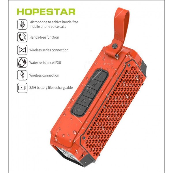 Водоустойчива, Bluetooth преносима колонка - HOPESTAR-P17 2
