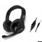 Жични геймърски слушалки с въртящ се микрофон на 120°, черни  - EP47