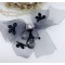 Брошка, панделка от тюл с кристали в различни варианта - Е11-6 6
