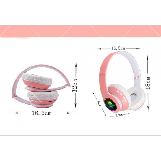 Bluetooth слушалки с регулируема диадема и прибиращи се наушници - EP53