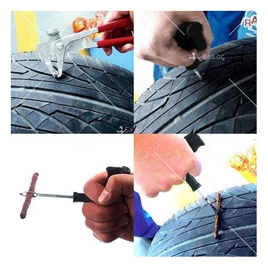 Инструменти  за бърза поправка на автомобилни гуми GUM REPAIR CASE1