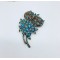 Ретро, дамска брошка, украсена с кристали в избор от 6 дизайна - Е14-5 5