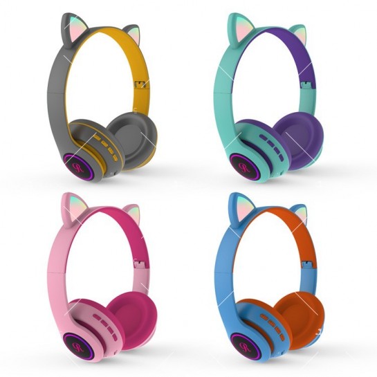 Безжични котешки слушалки CT-66 с Bluetooth 5.0 свързване - EP51