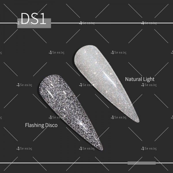 Гел – лак за нокти с диамантен блясък в 6 уникални цвята FRANCHESKA ZJY95 1
