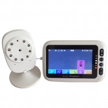 Безжичен бебефон с 4,3 инчов монитор с висока резолюция IP33