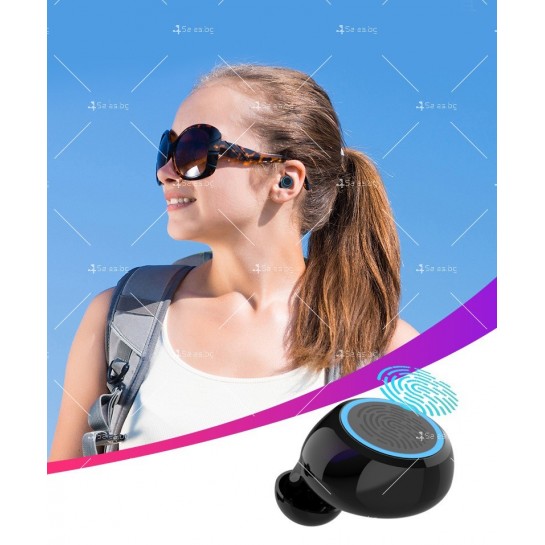 Безжични bluetooth слушалки с LED цифров дисплей EP27B