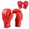 Детски дишащи боксови ръкавици в червен цвят TV780 3
