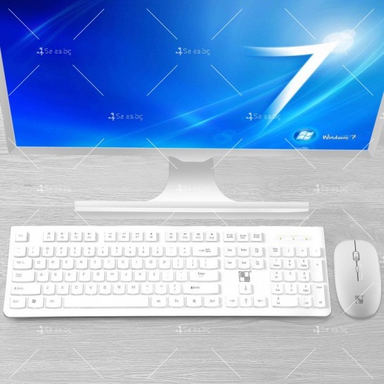 Бизнес безжични Wireless клавиатура и оптична мишка, съвместими с Windows KMT3