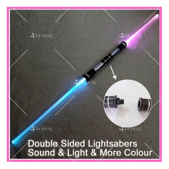 Детска играчка цветен светлинен лазерен меч Star Wars със звук WJ29