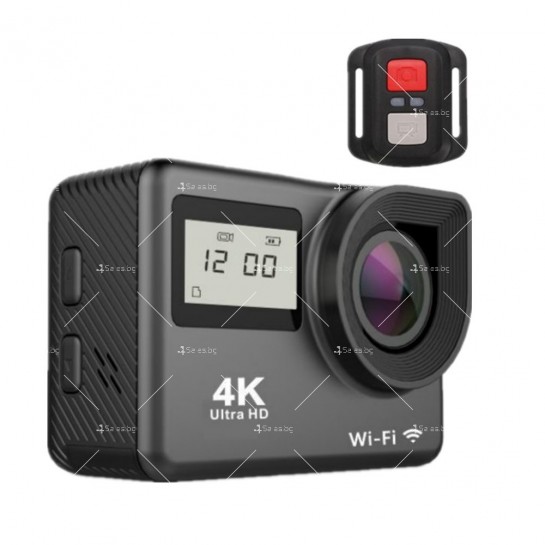 Спортна екшън камера с 4К и Wi-Fi, с дистанционно управление SC22